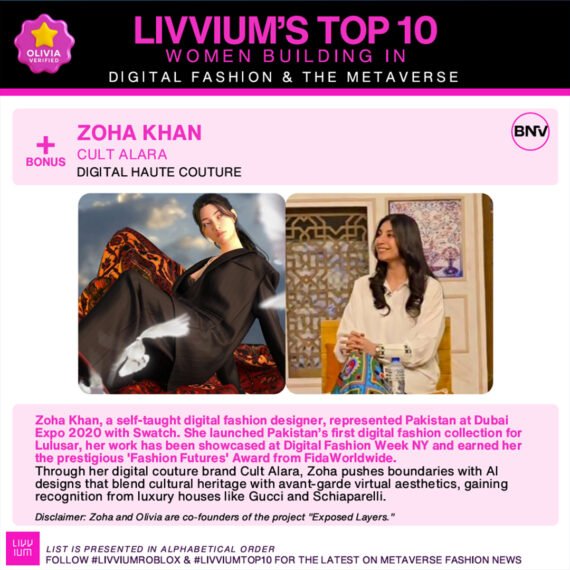 Top 10 Women in Digital Fashion Tile 3